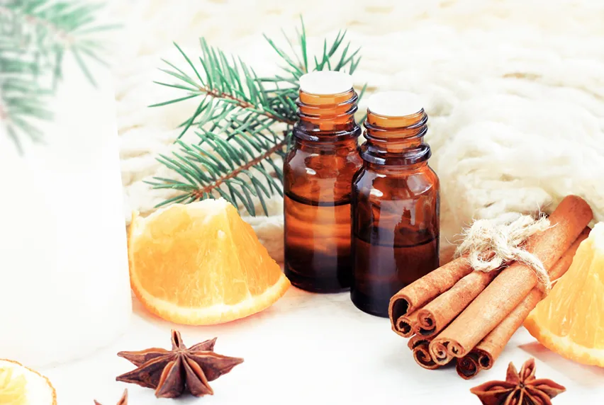 Aromatherapy and essential oils holiday scents